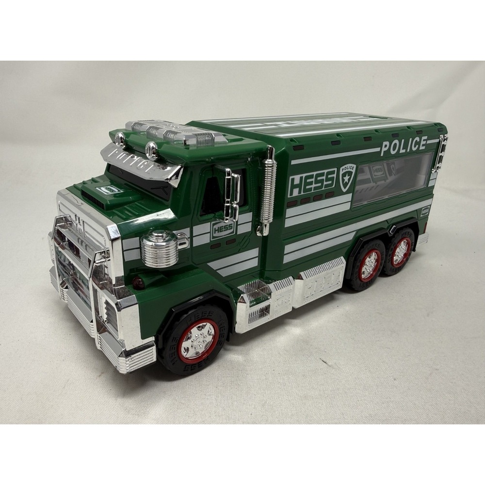 2023 Hess Police Truck Toy, Funtional lights, Rear door and Swat car